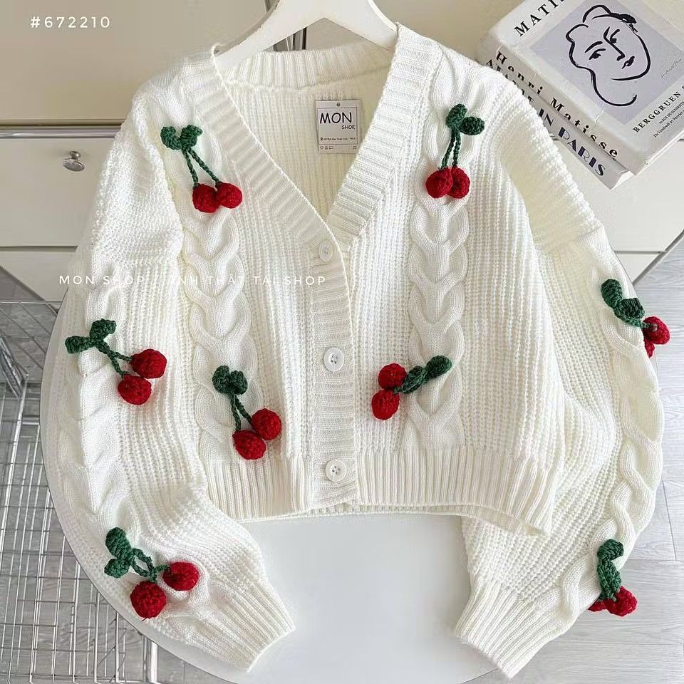 Cherry crochet handmade