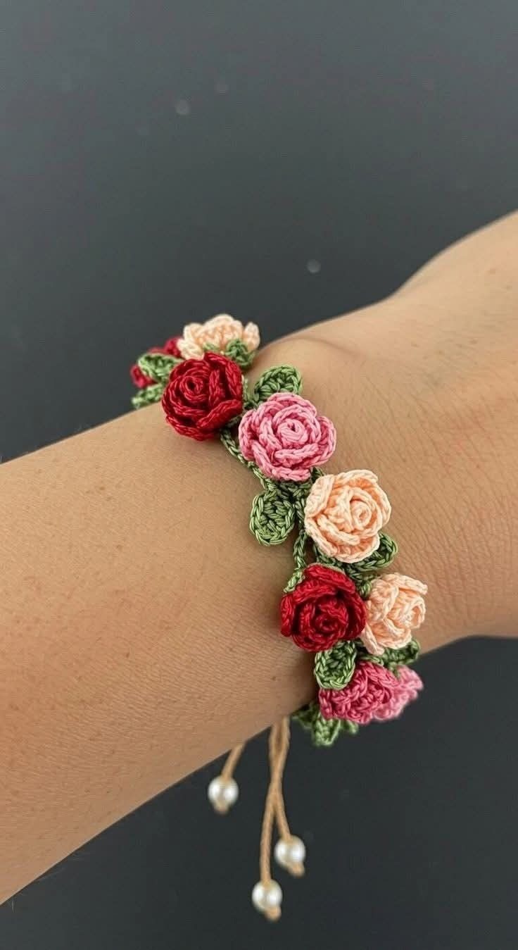 Handmade Flower Bracelet