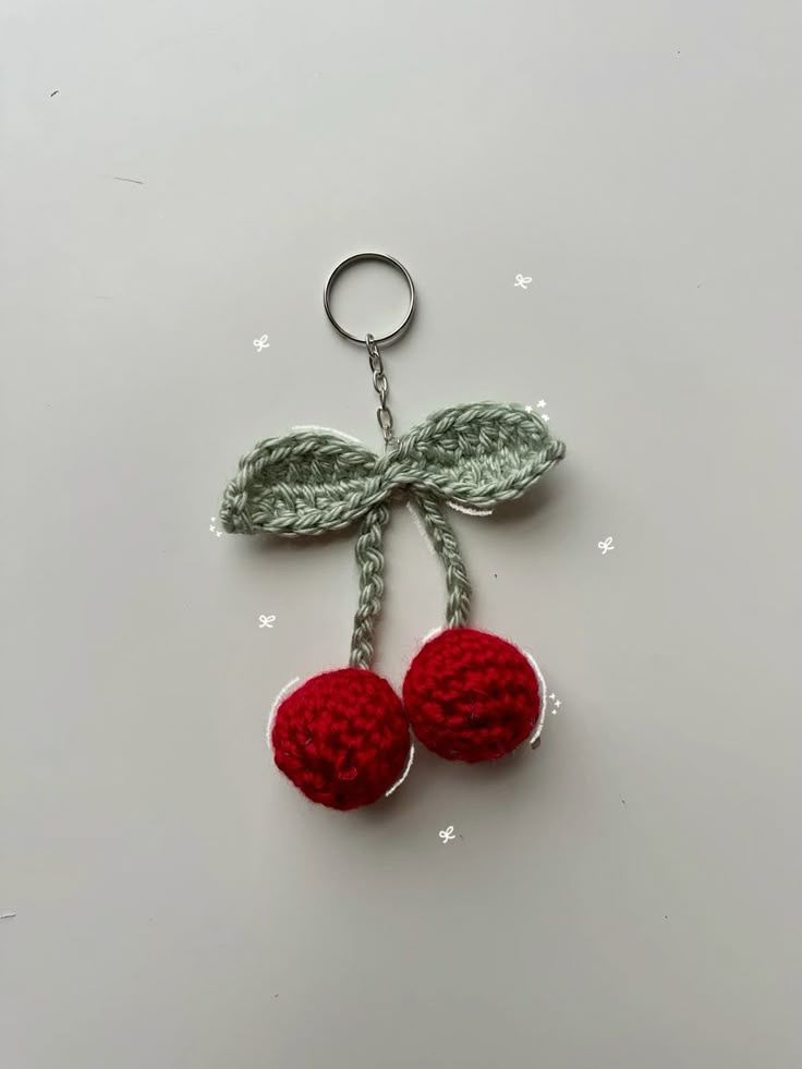Cherry Keychain